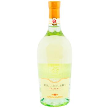 Fontana Candida Frascati Terre dei Grifi White Dry Wine 13.5% 0.75l - buy, prices for WINETIME - photo 1