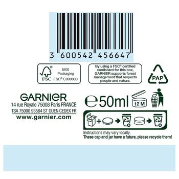 Гель для обличчя Skin Naturals Garnier гіалуроновий зволожуючий алое-гель нічний 50мл - купити, ціни на - фото 3