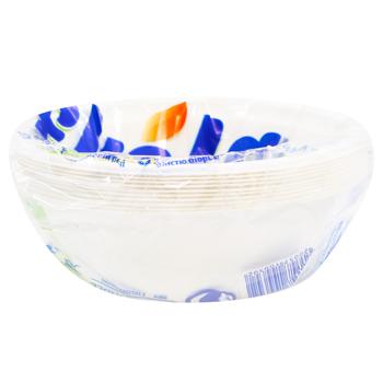 Ekola Paper Soup Plate 450ml 10pcs - buy, prices for MegaMarket - photo 2