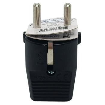 Electraline Black Plug 16A/250V with Grounding - buy, prices for Tavria V - photo 1