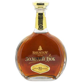 Коньяк Shustoff Золотой Дюк 35 лет 40% 0,7л