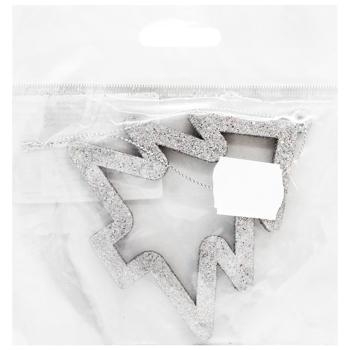 Прикраса новорічна підвіс Ялинка 9*9 см - купить, цены на МегаМаркет - фото 5