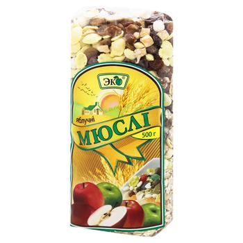 Мюслі Еко Яблучні 500г - купити, ціни на МегаМаркет - фото 2