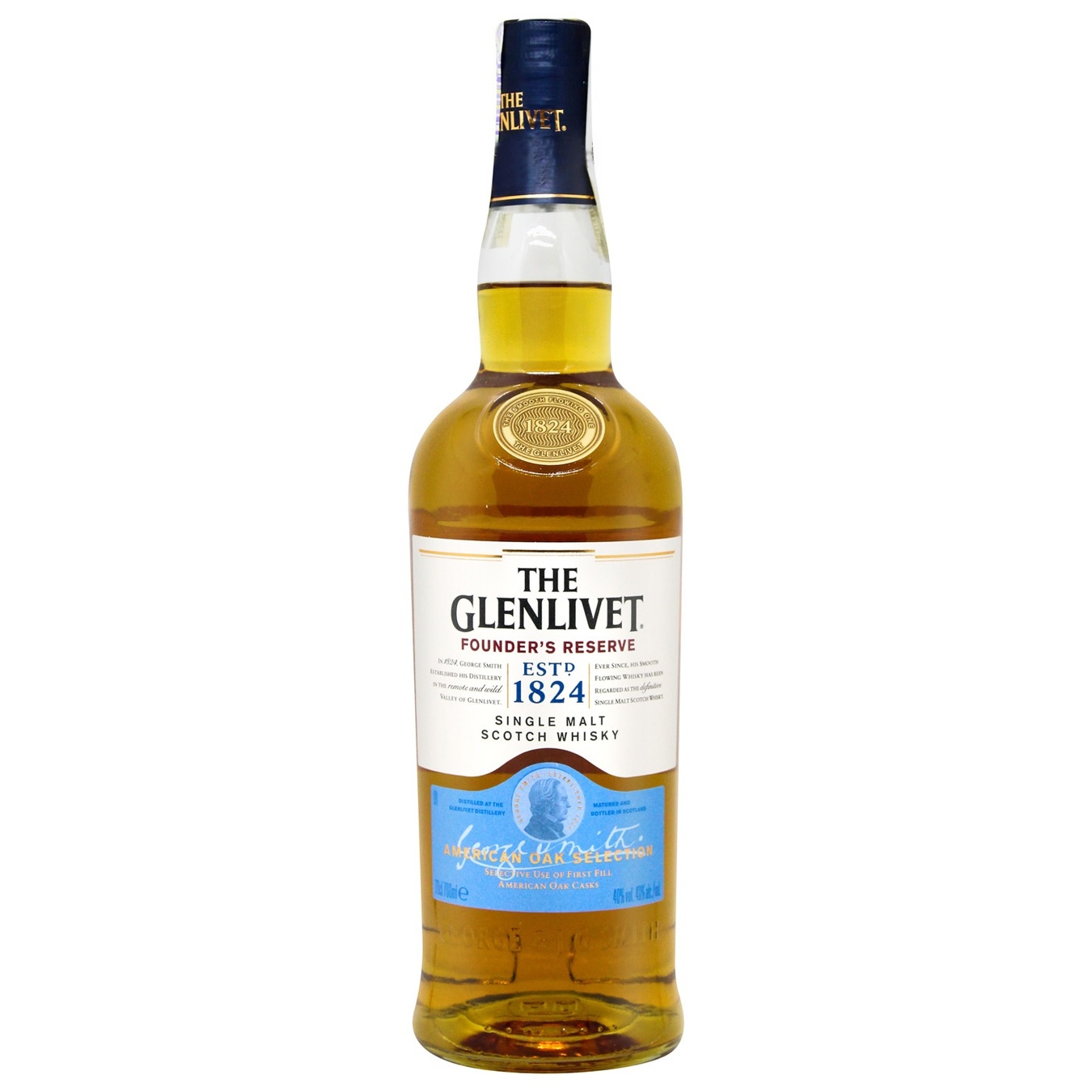 

Виски The Glenlivet Founder's Reserve 40% 0,7л в подарочной упаковке