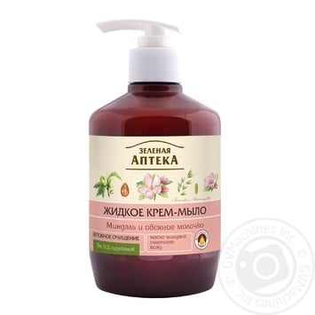 Zelenaya Apteka Liquid Soap Almonds and Oat Milk 460ml - buy, prices for MegaMarket - photo 3