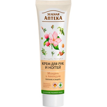 Zelenaya Apteka Hand Cream Almonds and Calendula 100ml - buy, prices for Auchan - photo 1