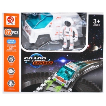Diy Toys Track Cosmos Prefab Toy Set with Car with Light Effects - buy, prices for Auchan - photo 2