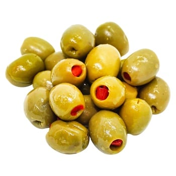 Olives with Red Pepper 71-100 - buy, prices for Auchan - photo 1