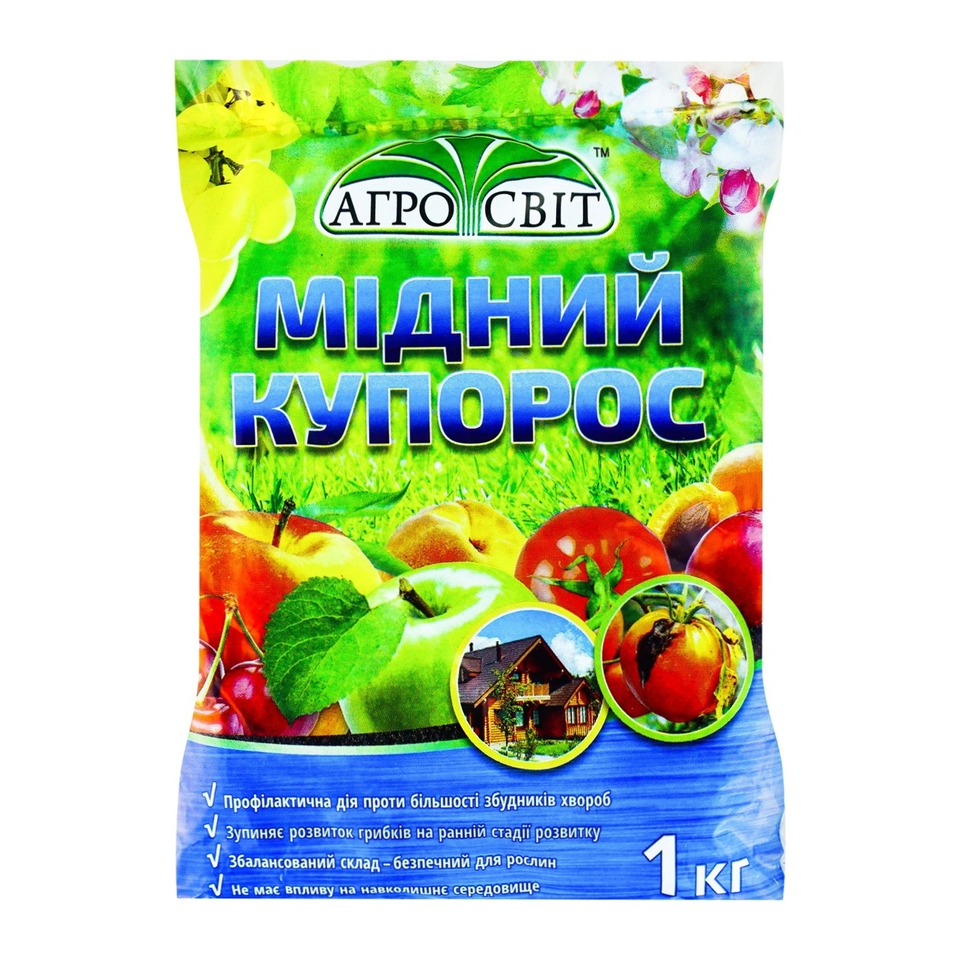 

Мідний купорос Агросвіт 1кг