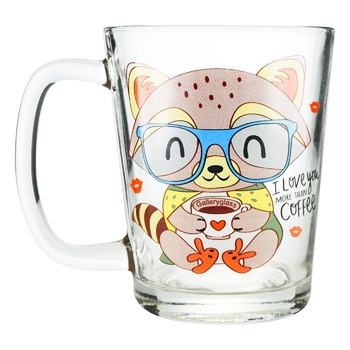 Galleryglass Boston Love Glass Mug 300ml - buy, prices for Auchan - photo 3