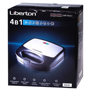 Сэндвичница Liberton LSM-8041