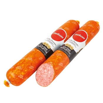 Globino Salami Furshet Boiled-Smoked Sausage - buy, prices for Auchan - photo 1