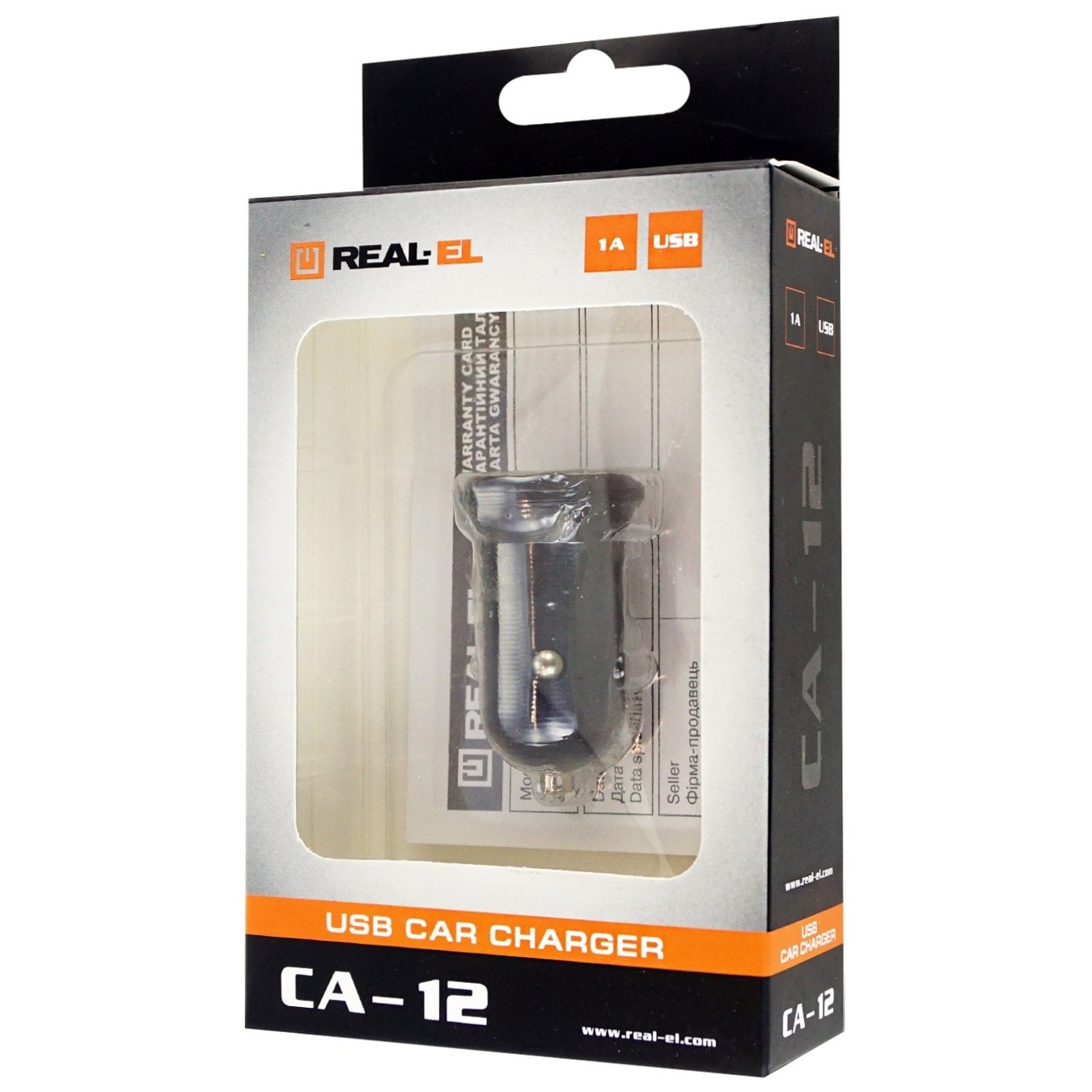 

Зарядное устройство для Real-El USB CA-12 автомобильное
