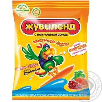 candy zhuvilend tropical fruits tropical fruit 85g Ukraine - buy, prices for - photo 1