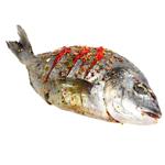 Дорадо с чесноком в маринаде охлажденная