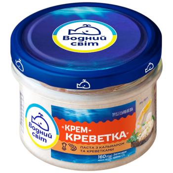 Vodnyi Svit Cream-Shrimp Paste with Squid and Shrimp 160g - buy, prices for COSMOS - photo 1