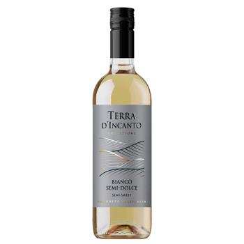 Вино Terra d'Incante Rosso Semi-Dolce біле напівсолодке 10,5% 0,75л - купити, ціни на Ідеал - фото 1