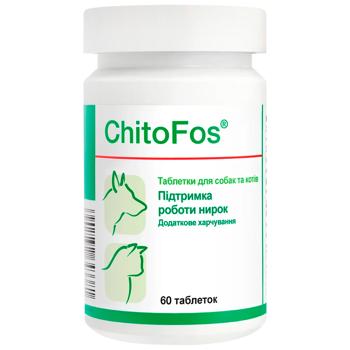 Таблетки для собак та котів Dolfos ChitoFos 60 шт - купить, цены на MasterZoo - фото 1