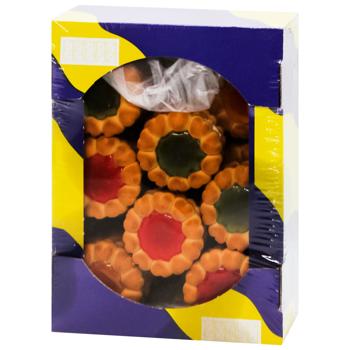 Печенье Pichkar Светофор сэндвич украшенное 400г - купить, цены на ЕКО Маркет - фото 1