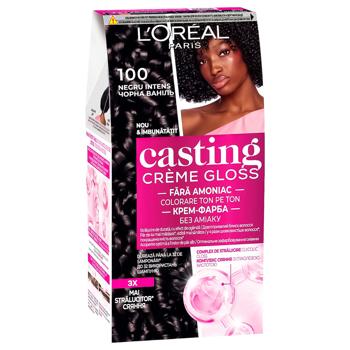 L'oreal Paris Casting Creme Gloss 100 Black Vanilla Ammonia Free Hair Dye - buy, prices for METRO - photo 3