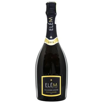 Elem Prosecco Valdobbiadene White Brut Sparkling Wine 11% 0.75l - buy, prices for ULTRAMARKET - photo 1