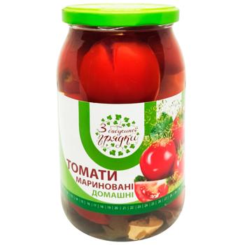 Томаты С бабушкиной грядки маринованные домашние 800г - купить, цены на Cупермаркет "Харьков" - фото 1