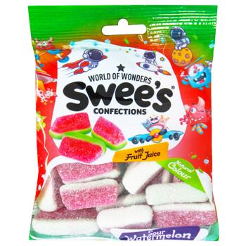 Цукерки желейні кислі Swees 80г Кавун И074 (Туреччина) - купить, цены на КОСМОС - фото 1