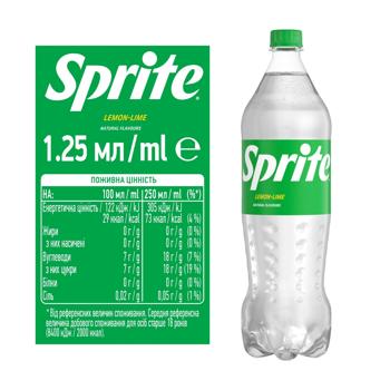 Напій газований Sprite 1,25л - купити, ціни на - фото 2