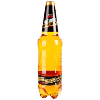 Пиво Оболонь Premium Extra Brew світле 4,6% 1,1л - купити, ціни на ЕКО Маркет - фото 1
