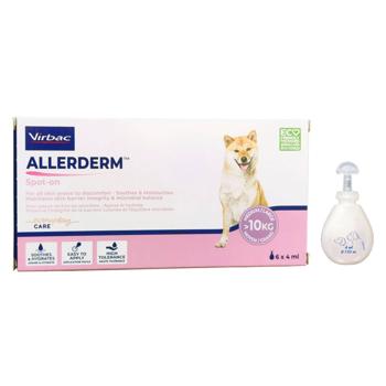 Краплі для собак Virbac Allerderm від 10 кг, 6 шт - купити, ціни на MasterZoo - фото 1