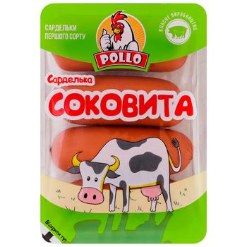 Сардельки Pollo Сочные первый сорт 400г