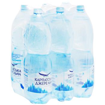 Вода мінеральна Карпатська Джерельна негазована 2л - купити, ціни на Епіцентр FOOD - фото 3