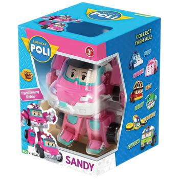 Robocar Poli Sandy Collectible Transformer Car 10cm