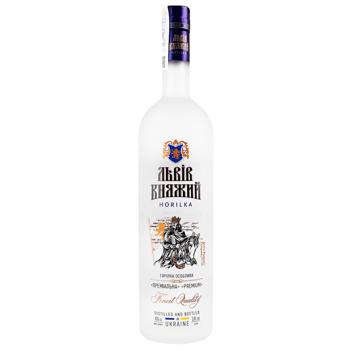 Lviv Kniazhyi Premium Vodka 40% 1l - buy, prices for - photo 1