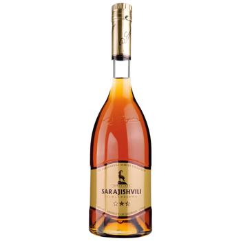 Бренди Sarajishvili 3 года 40% 0,7л - купить, цены на Идеал - фото 1