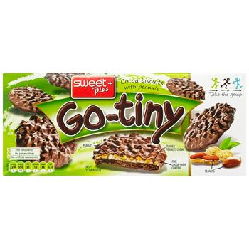 Sweet Plus Go-Tiny Сookies with Milk Cream and Peanuts 130g