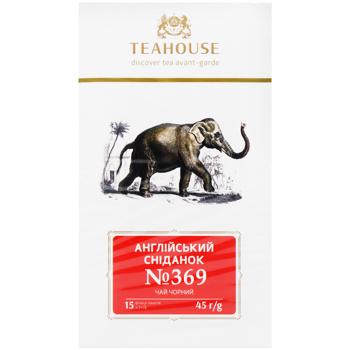 Teahouse English Breakfast Black Tea 3g*15pcs - buy, prices for Auchan - photo 2