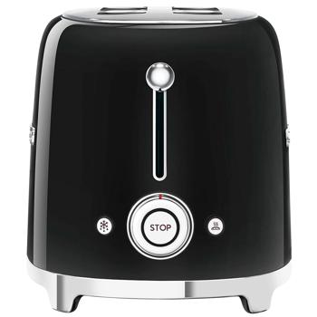 Smeg 50x Electric Black Toaster for 2 Toasts - buy, prices for WINETIME - photo 2