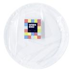 Weekend Disposable Plastic Plates 20.5cm 25pcs