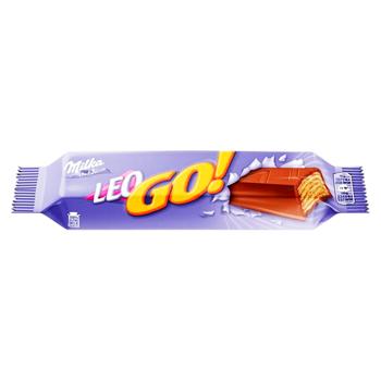 Вафельні батончики - Milka Leo Go 48g - купити, ціни на Grono - фото 1