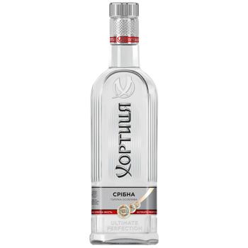 Водка Хортиця Серебряная прохлада особая 40% 200мл - купить, цены на КОСМОС - фото 1