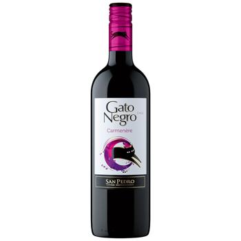 Вино Gato Negro Карменер червоне сухе 13% 0,75л