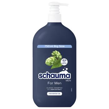 Schauma Men Classic Shampoo with Hops 750ml - buy, prices for Ideal - photo 1