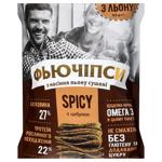 Фьючипси FutureFood Spicy з насіння льону з цибулею 50г