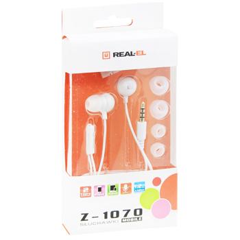 Real-El Z-1070 White Headphones - buy, prices for Auchan - photo 3