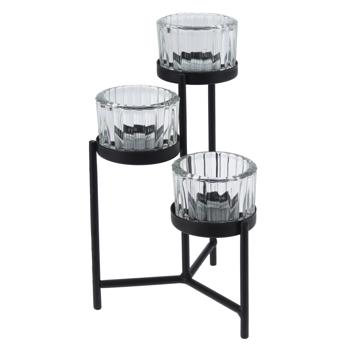 Подсвечник Koopman под чайные свечи 11x11x18,5см