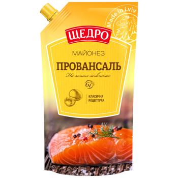 Майонез Щедро Провансаль 67% 500г