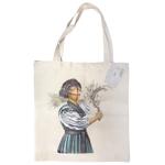 Сумка-шопер Strateg Мотанка белая 38х40см