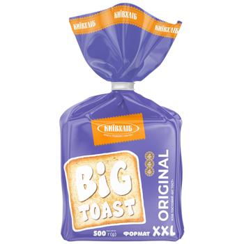 Хлеб Киевхлеб Big Toast Original нарезанный 500г - купить, цены на Auchan - фото 1