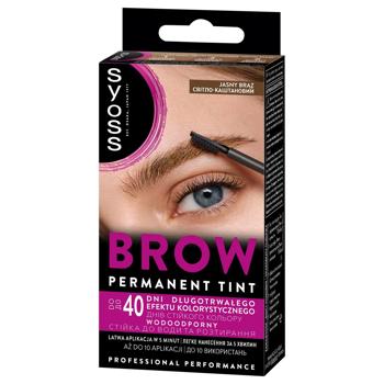 Syoss Brow Tint 5-1 Light Chestnut Eyebrow Color 17ml - buy, prices for MegaMarket - photo 1